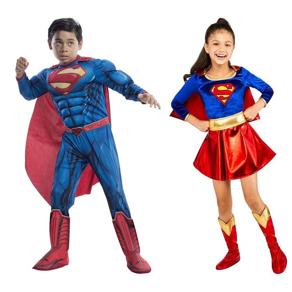 Superman and Supergirl costume
