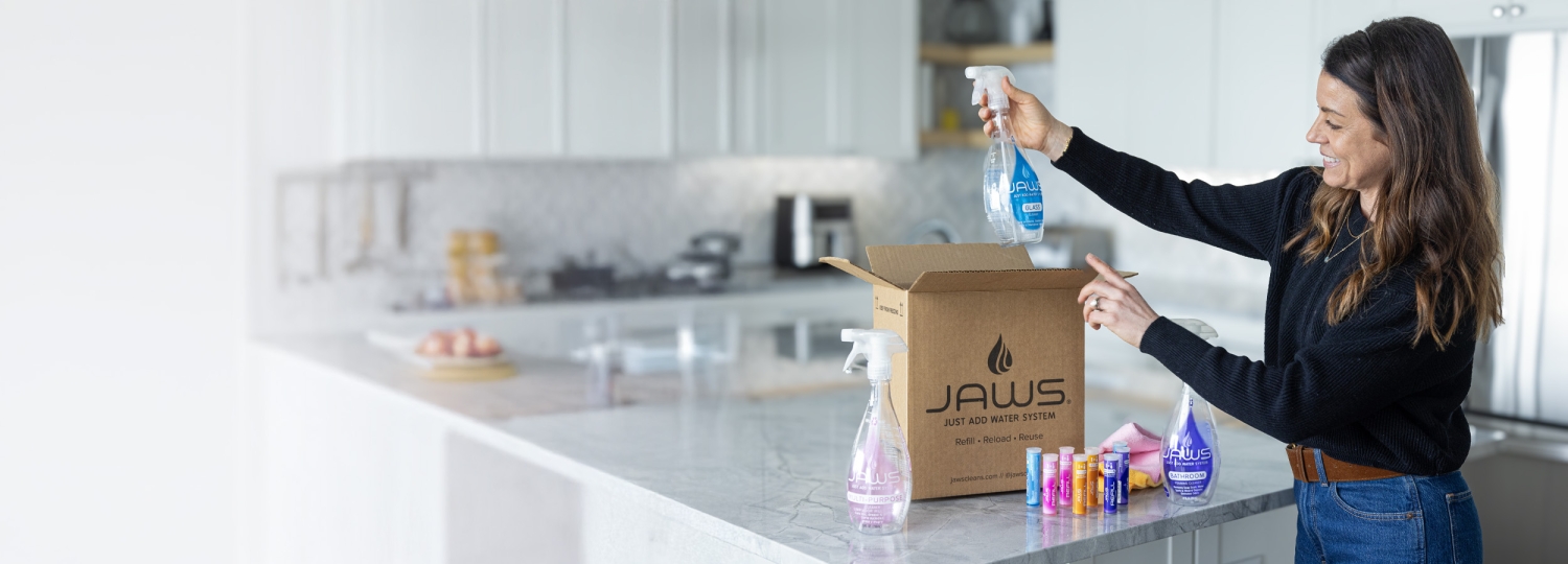 JAWS Refillable Cleaning Products and Reusable Cleaning Systems