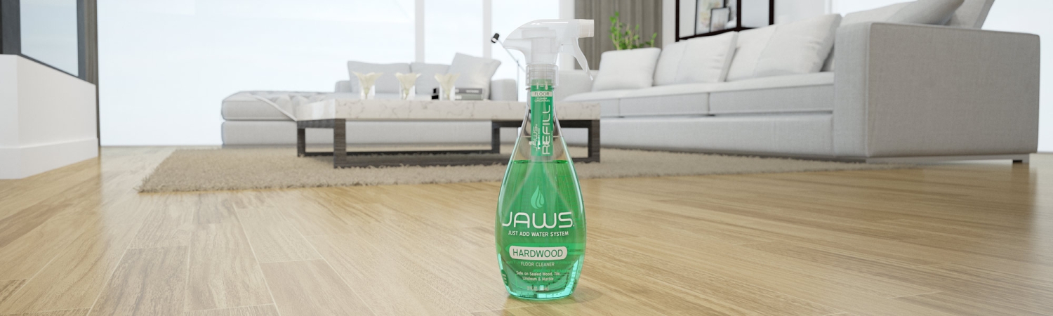 Hardwood Floor Cleaner Bottle With 2 Refill Pods
