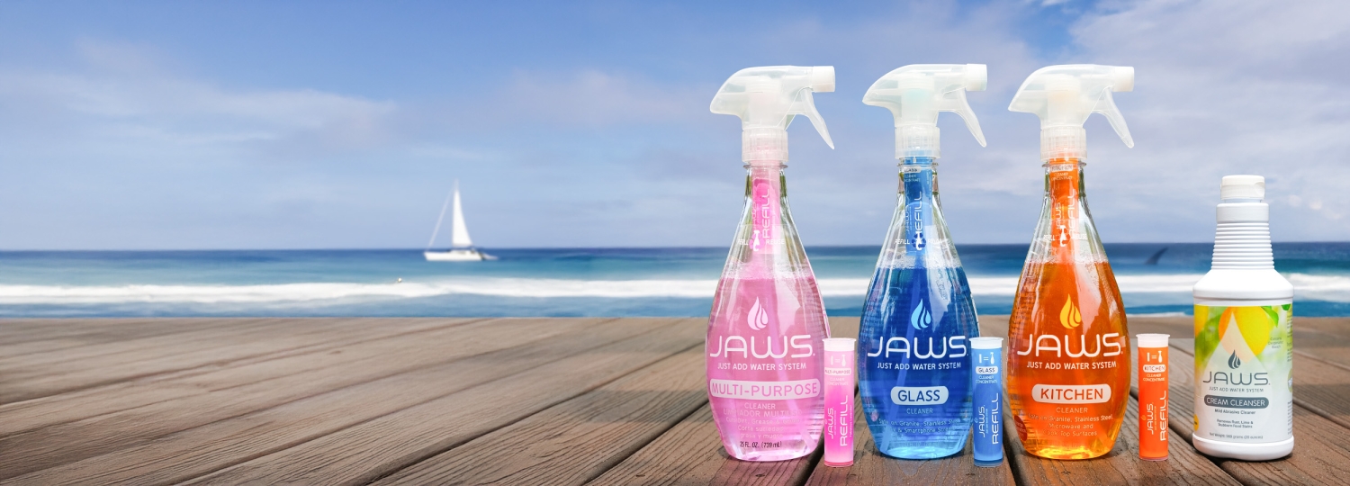 JAWS Refillable Cleaning Products and Reusable Cleaning Systems