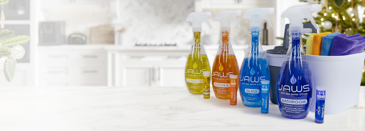 JAWS Refillable Cleaning Products and Reusable Cleaning Systems