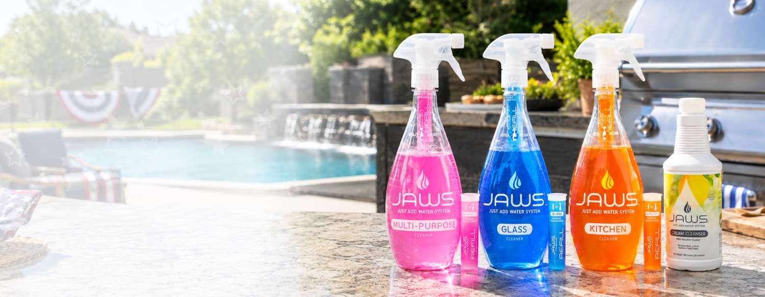 JAWS Refillable Cleaning Products and Reusable Cleaning Systems