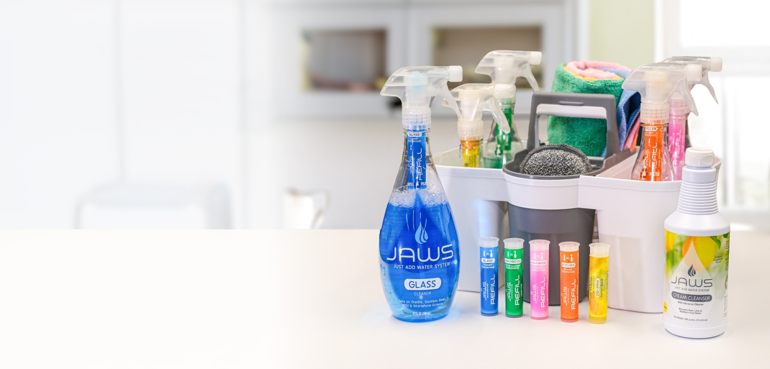 JAWS Refillable Cleaning Products and Reusable Cleaning Systems