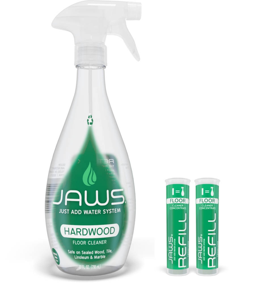 Hardwood Floor Cleaner Bottle With 2 Refill Pods - Thumbnail 2